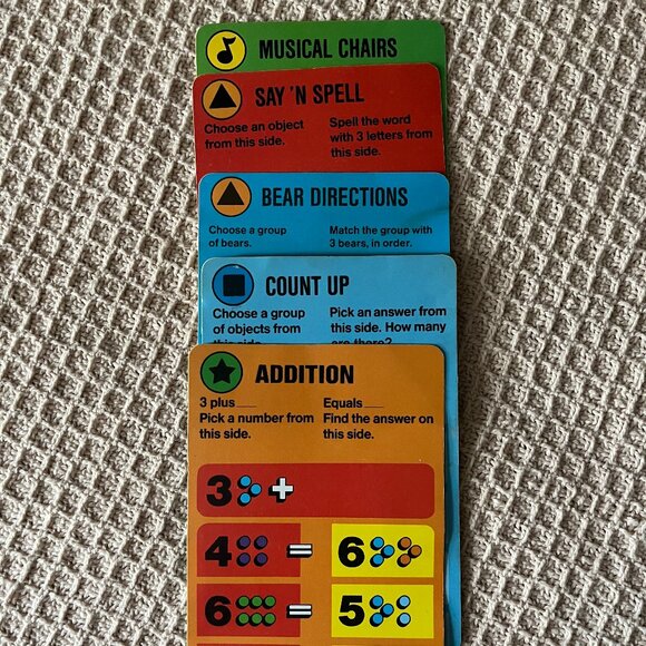 Alphie II Playskool Robot Educational Robot Toy w/ cards *vintage* - Picture 5 of 5